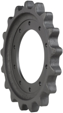 john deere 333d track sprocket 17 teeth 10 bolt hole