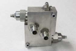 brush cutter, severe duty, valve block for piston motors 150cc, 200cc, 250cc