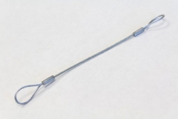 cold planer cable assembly, 6" loop ends