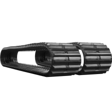 set of 2 28" heavy duty multi-bar pattern rubber track (700x100x96)