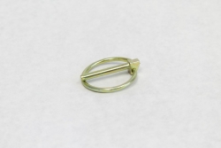 trencher, scraper arm lynch pin