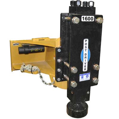 skid steer post driver