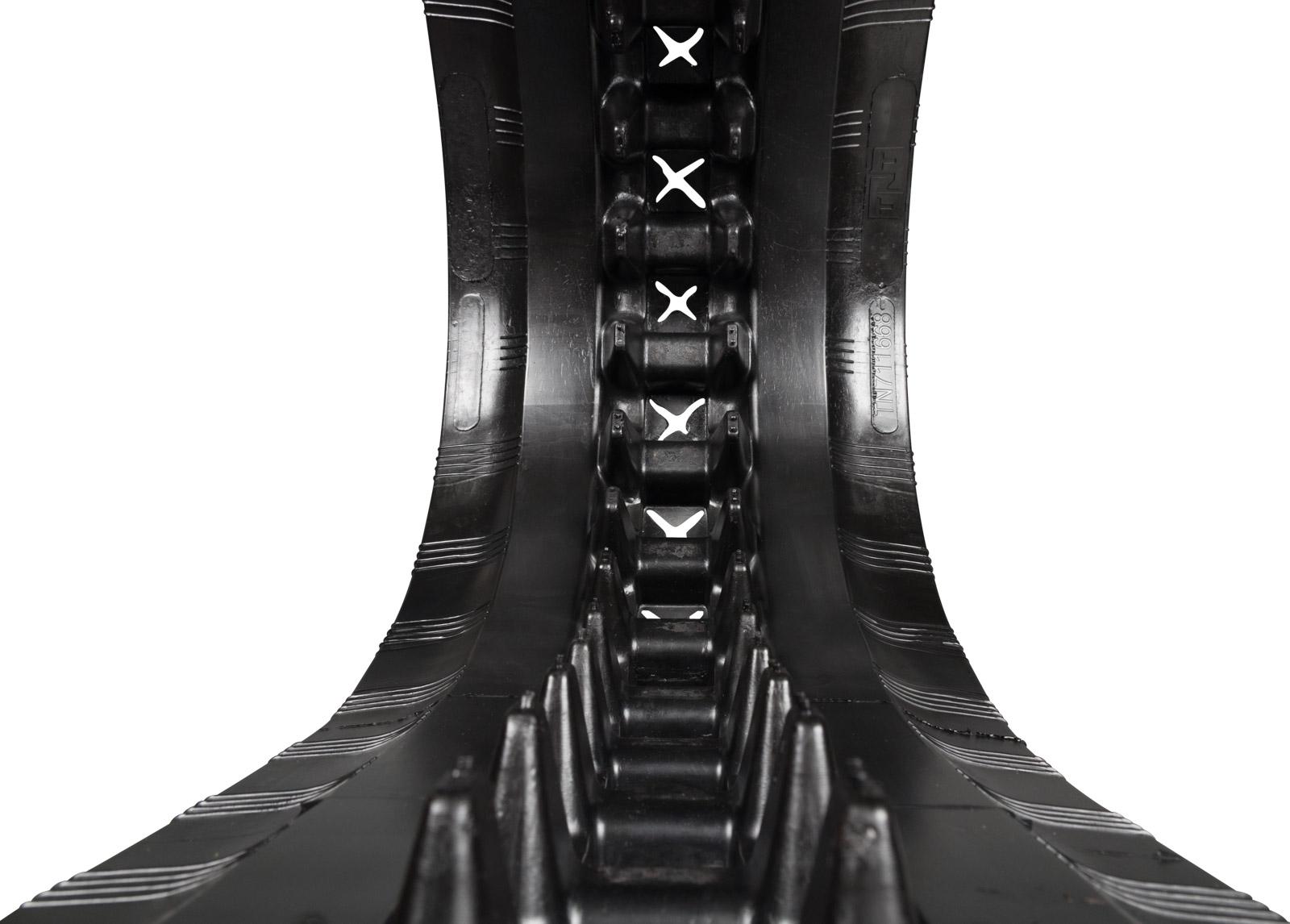 set of 2 13" standard duty rubber track (320x86bx52)